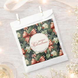 Sacolinha Arcos de doce doce alegre de Natal elegantes, pers