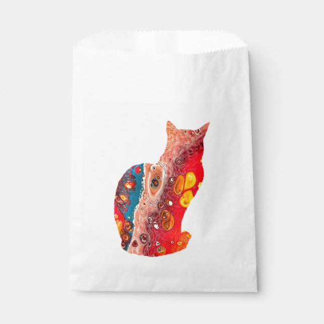 Sacolinha arte abstrato (Frente)