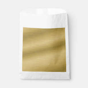 Sacolinha Arte Elegante Dourado Falso Escovado