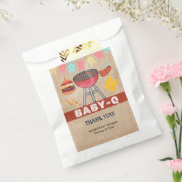 Sacolinha Artesanato Baby Q Grill Chá de fraldas