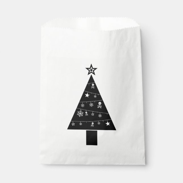 Sacolinha Árvore de Natal Gótica (Frente)