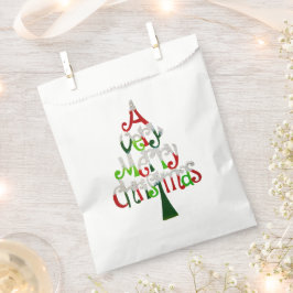 Sacolinha Árvore de Natal Muito Feliz