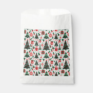 Sacolinha Árvore de Natal, presentes, cana doce