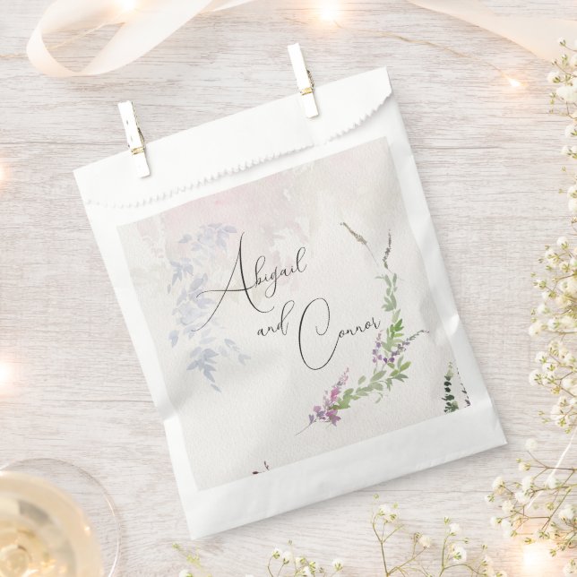 Sacolinha Árvores Selvagens Rosa Rosa Violeta Clássica Redon (Cortado)