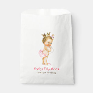 Sacolinha As bolsas louras do favor da princesa chá de