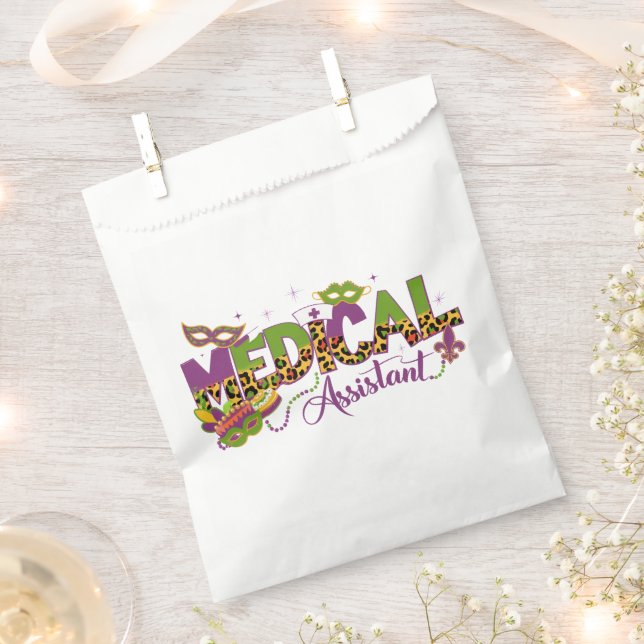 Sacolinha Assistente médico - Mardi Gras (Cortado)