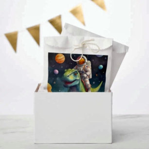 Sacolinha Astronauta sobre Dino no Espaço