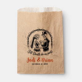 Sacolinha Até que a morte nos faça parte do casamento de Hal