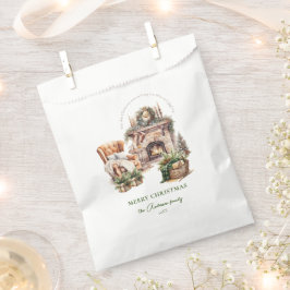 Sacolinha Atmosfera de Natal Cozy Personalizada