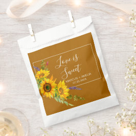 Sacolinha Autumn Sunflower Wedding
