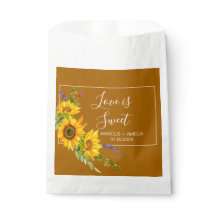 Autumn Sunflower Wedding