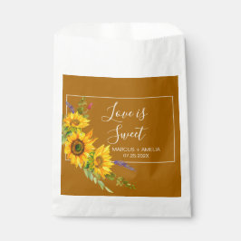 Sacolinha Autumn Sunflower Wedding