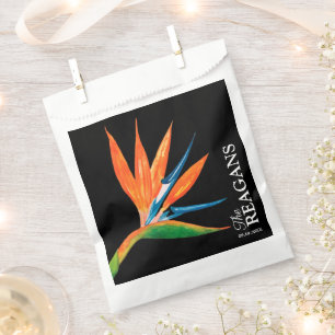 Sacolinha Ave de Aquarela do Paraíso Personalizado