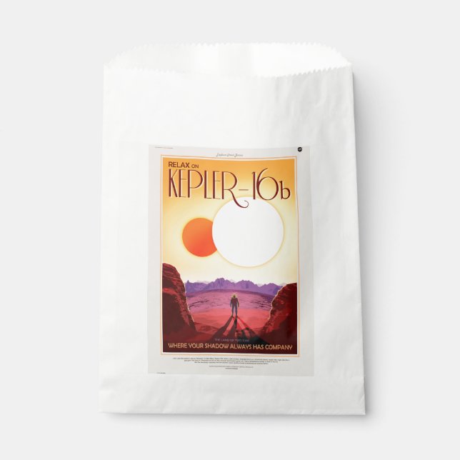 Sacolinha Aventura do Planeta de Destino do Kepler Space Via (Frente)