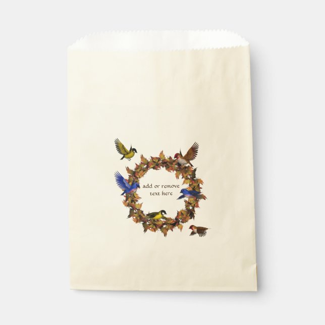 Sacolinha Aves do outono (Frente)