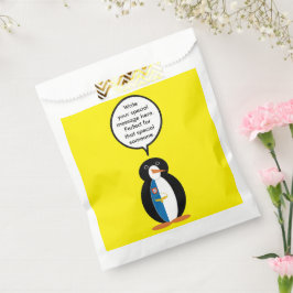 Sacolinha Azorean Talking Ms Penguin Personalizada