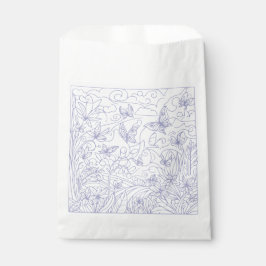 Sacolinha Azul-borboleta