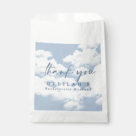 Sacolinha Azul Claro "Na Nona Nuvem" Fim de Semana de Desped