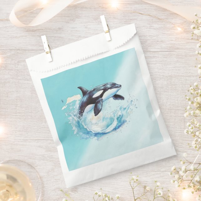 Sacolinha Azul e Branco Ocra Ocean Beach, Náutico (Cortado)