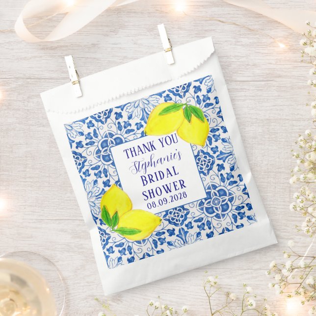 Sacolinha Azulejos portugueses — Chá de panela do Mediterrân (Cortado)