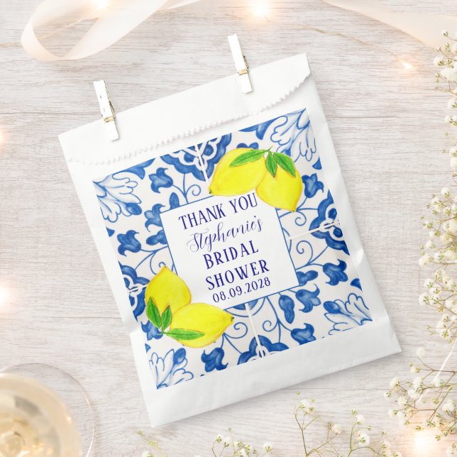 Sacolinha Azulejos portugueses — Chá de panela do Mediterrân (Cortado)