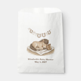 Sacolinha Baby Boots and Foal Western Baby Shower