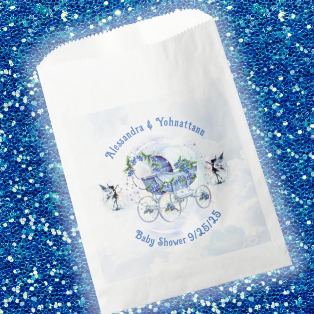 Sacolinha Baby Boy Chá Bash Blueberry (Criador carregado)