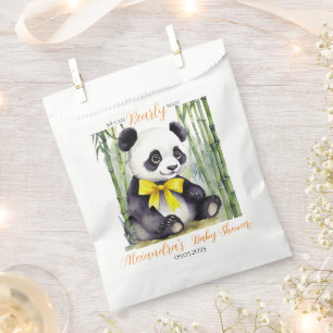 Sacolinha Baby Panda Barly Espera Sexo Chá de fraldas Neutro