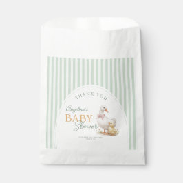 Sacolinha Baby Shower Favor Bags Mother Goose and Gosling.
