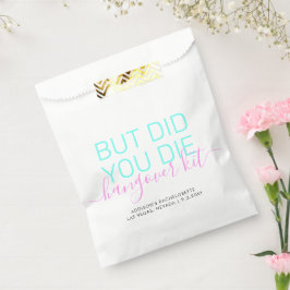 Sacolinha Bachelorette Personalizada do Kit de Alivio Neon H