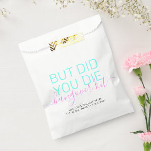 Sacolinha Bachelorette Personalizada do Kit de Alivio Neon H