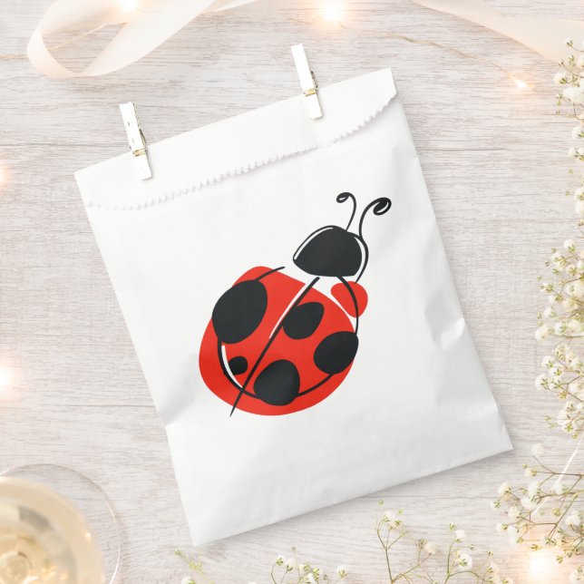 Sacolinha Bag de Favor de Ladybug (Cortado)