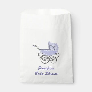 Sacolinha Bag de Favor do Chá de fraldas de Pram Roxo