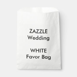 Sacolinha Bag de Favoritos de Papel BRANCO de Casamento Pers