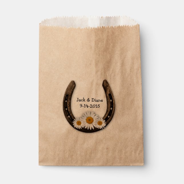 Sacolinha Bag de Favoritos Personalizados da Ferradura (Frente)