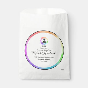 Sacolinha Bag de Goodie de Graduação Aquarelas HAMbyWG