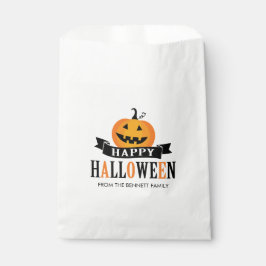 Sacolinha Bag Preto e Branco do Favor do Halloween