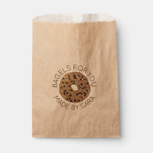 Sacolinha Bagels Tudo Caseiros Comida Assada Feita Por