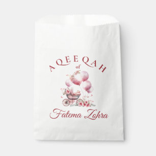 Sacolinha Balão Cor-de-Rosa Rolando Menina Menina Muçulmana