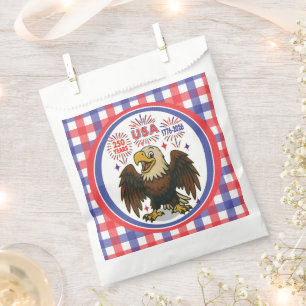 Sacolinha Bald Eagle com Fireworks - EUA 250 Anos 1776-2026