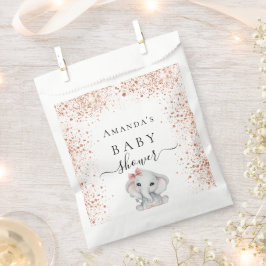 Sacolinha Balões de elefantes com chá de fraldas de rosa