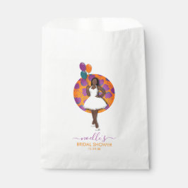 Sacolinha Balões e Flores de Chás de Panela de Noiva Negra