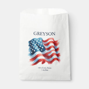 Sacolinha Bandeira Americana Patriótica Personalizada
