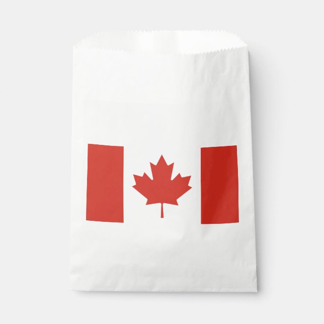 Sacolinha Bandeira Canadense Patriota (Frente)