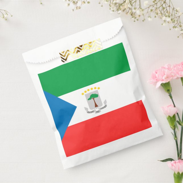 Sacolinha Bandeira da Guiné Equatorial (Selado)