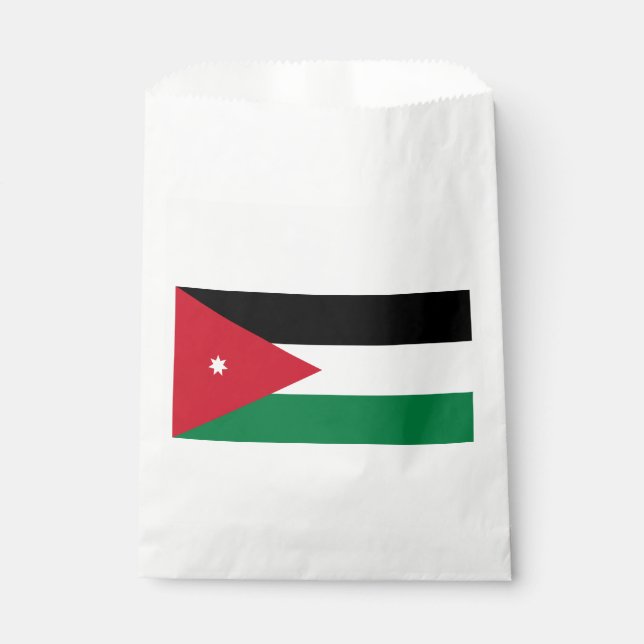 Sacolinha Bandeira da Jordânia (Frente)