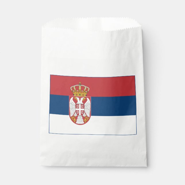 Sacolinha Bandeira da Sérvia (Frente)