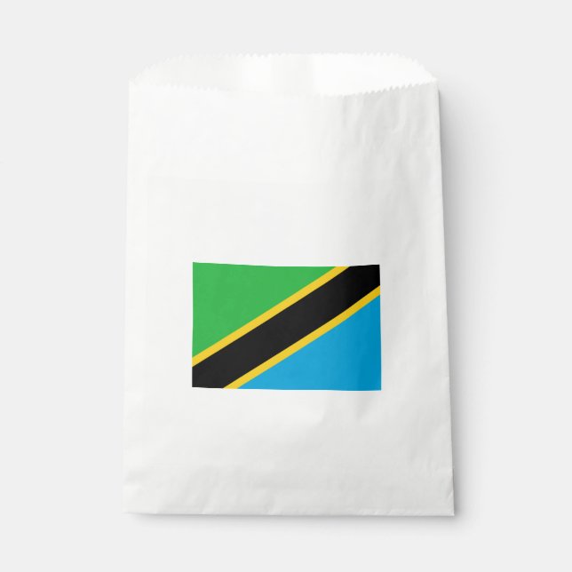 Sacolinha Bandeira da Tanzânia (Frente)