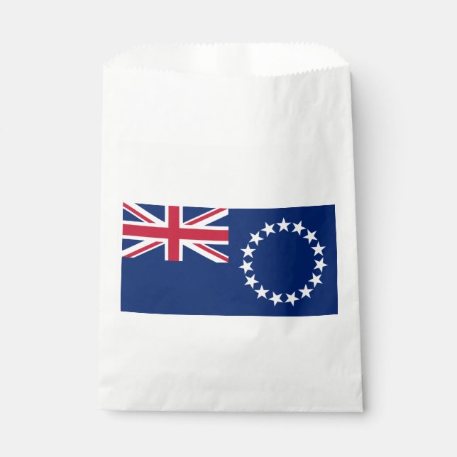 Sacolinha Bandeira das Ilhas Cook (Frente)