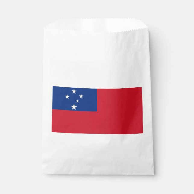 Sacolinha Bandeira de Samoa (Frente)